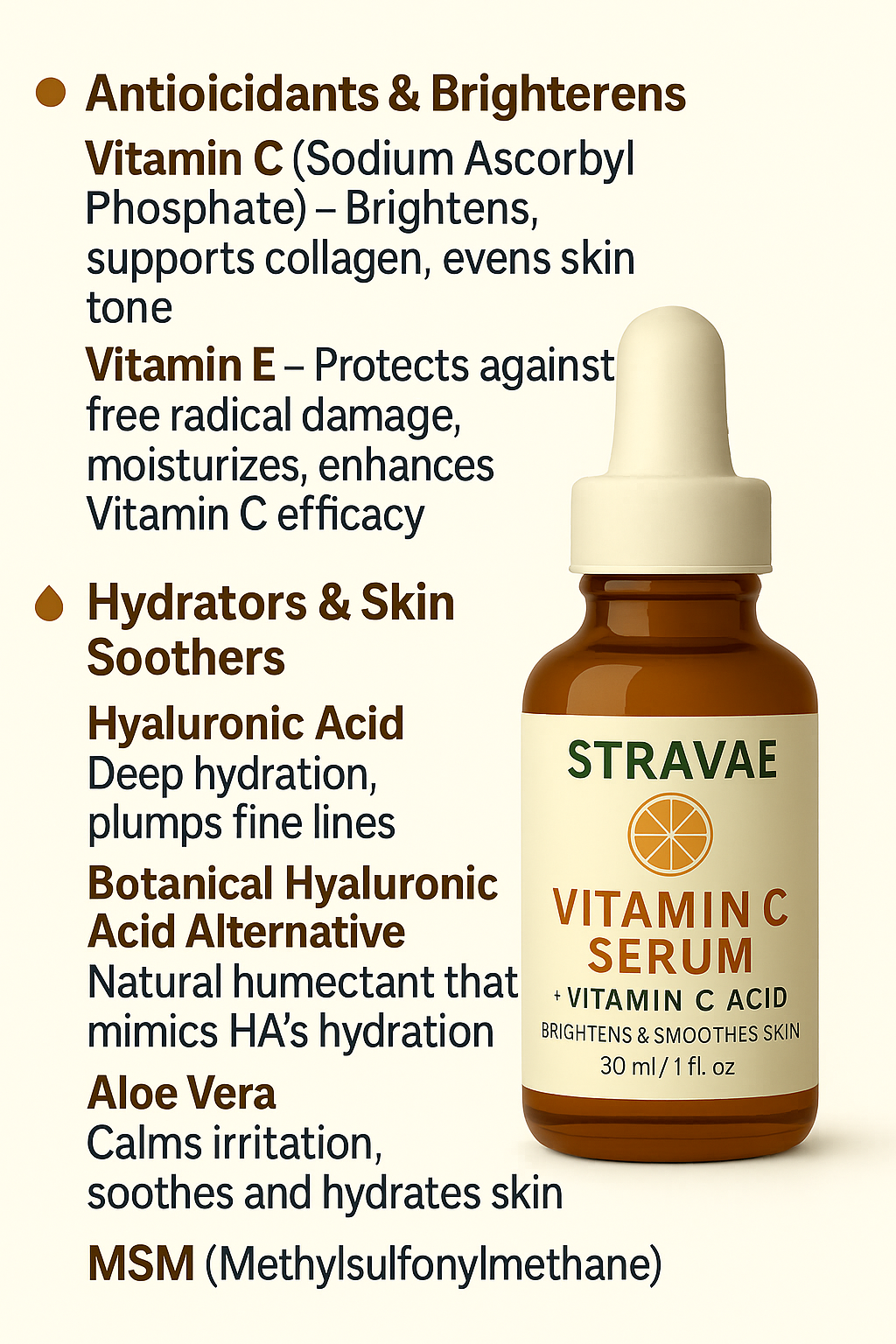 Stravae vitamin c serum